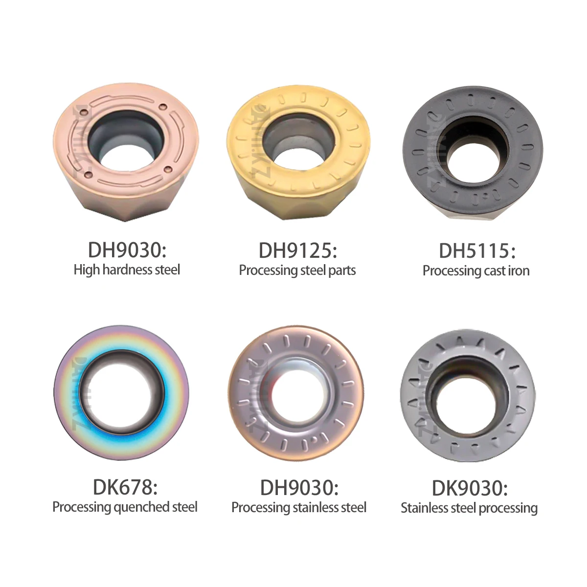 CNC Lathe Tools RPMT Milling Blade RPMT08T2MOE/10T3MO/1204MOE-JS TT FM Carbide Insert For EMR Milling Cutter Rod and Cutter Head