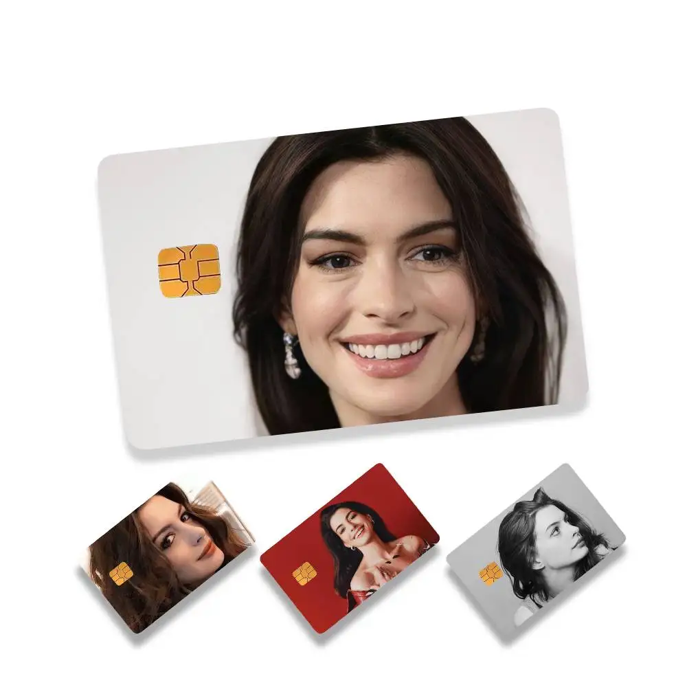 

Anne H-Hathaway HD Waterproof Card Skins Protective Stickers for Credit Bank Game Cards