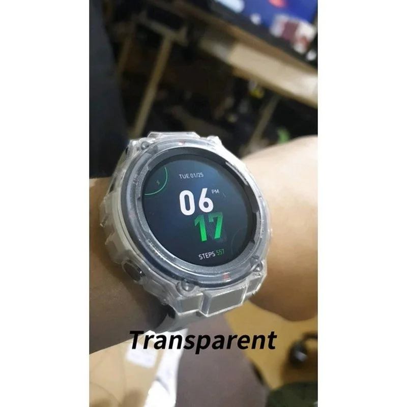 Ốp Lưng Dây Đeo Đồng Hồ Thông Minh TPU Trong Suốt Bảo Vệ Màn Hình Điện Thoại Xiaomi Huami Đồng Hồ Thông Minh Smart Watch Ốp Lưng Silicon