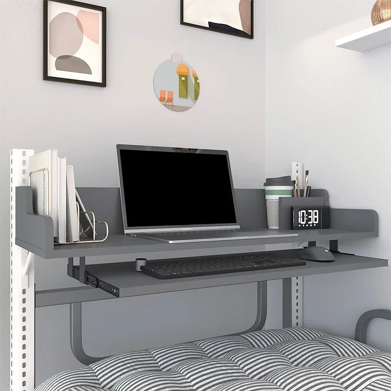 

Adjustable Laptop Desk Floating Bedside Computer Table Dual-Layer Writing Desk Height-Adjustable Study Workstation Ergonomic