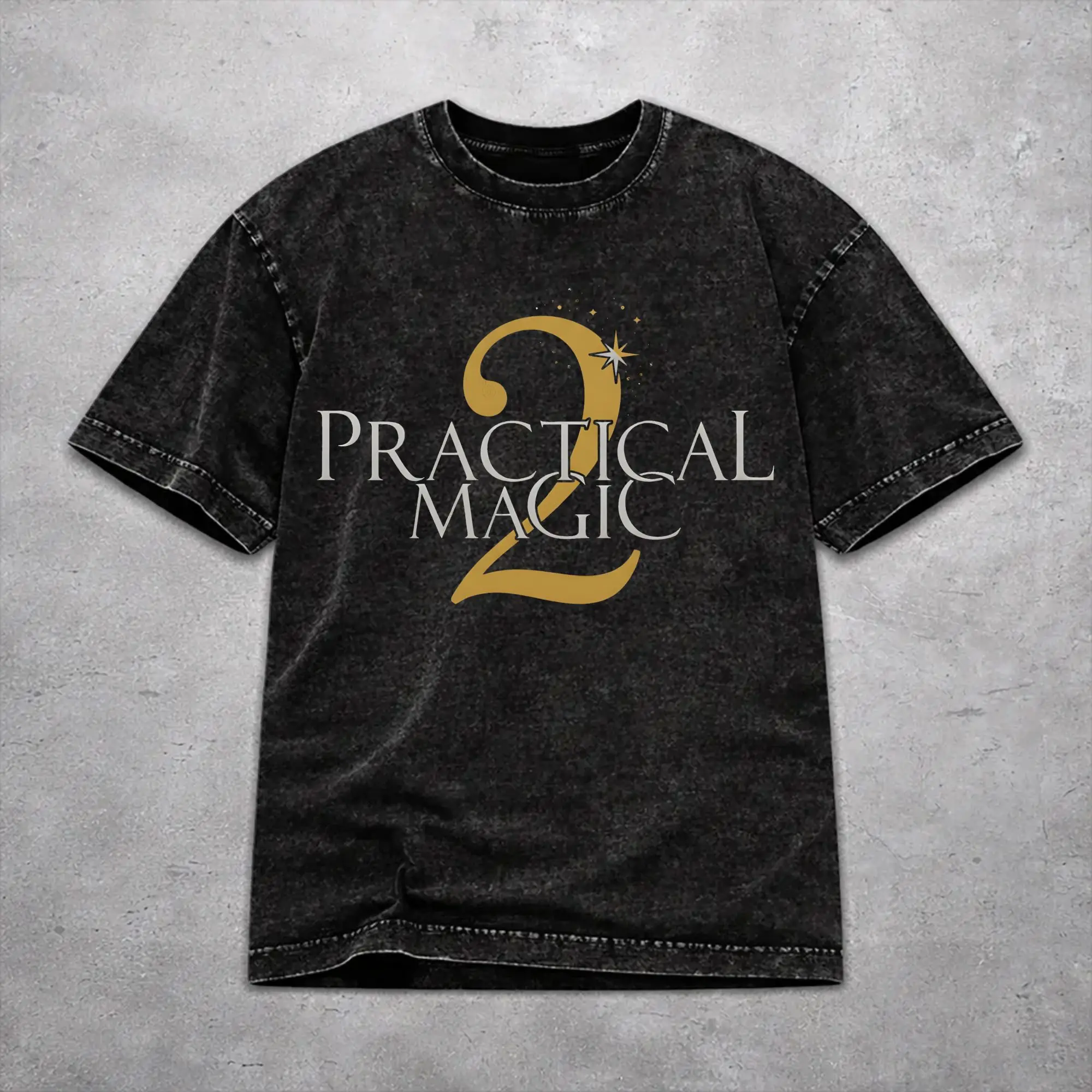 Oversize Practical Magic 2 Apparel T Shirt for Men Women  Cotton Washed Tee Shirts Clothes