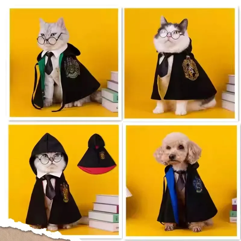 Hogwarts Pet Cloak Harries Potter Movie Peripherals Gryffindor Slytherin Shawl Magic World Elf Cosplay Party Decorations Gifts