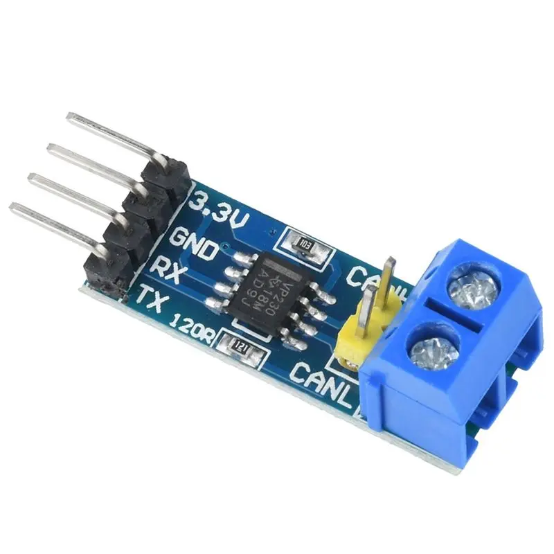 

AA60-DC3V-3.6V For Arduino Compatible SN65HVD230 VP230 CAN Network Transceiver Evaluation Development Module For Controller Boar