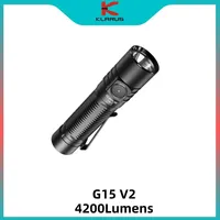 KLARUS G15 V2 High-Powerful LED Flashlight XHP70.2 LED max 4200 Lumen USB Rechargeable With 21700 5000mAh Battery Troch Lantern