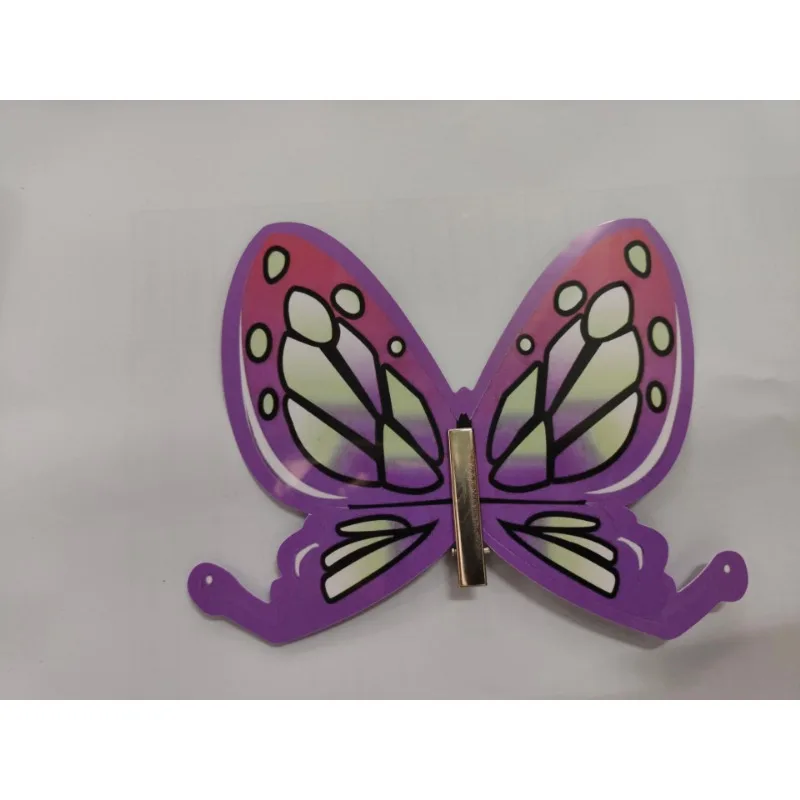 Anime Demon Slayer Kimetsu no Yaiba spinka do włosów Cosplay Tsuyuri Kanawo Kochou Shinobu motyl spinka do włosów nakrycie głowy kostium nakrycia głowy