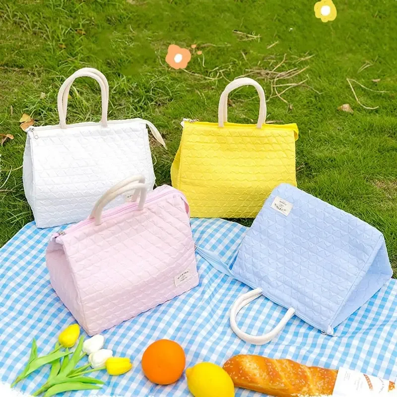 

Kitchen Lunch Bag Waterproof Large-Capacity Storage Bag Picnic Bag Handbag Lunch Box Must For Office Workers Camping