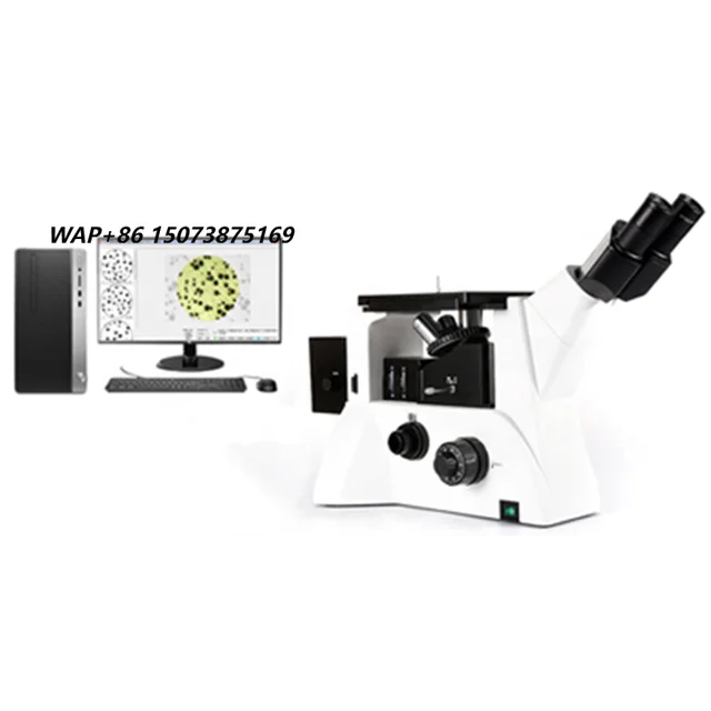 FCM5000W   Trinocular Inverted Metallographic Microscope With High Rigid Body