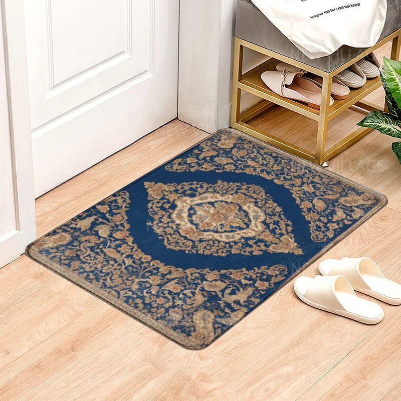 House entrance carpet Home door mat Modern Nordic style Room Bath Foot bathroom non-slip Kitchen water absorption rugs Abstract