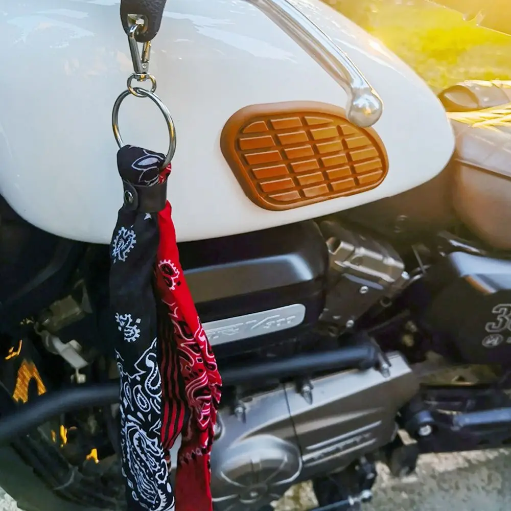 Paisley Universal Hip-Hop Motorrad-Lenker-Dekoration Paisley Rock Punk Band Biker Kopftuch Taschen Hosen Schmuck – Detail 11