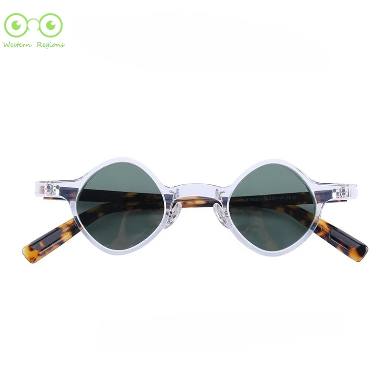 작은 프레임 복고풍 문학 스타일 맞춤형 선글라스 남성용 야외 유행 선글라스 UV400 복고풍 사각형 프레임 편광