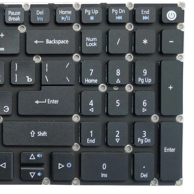 Teclado ruso para portátil Acer Aspire 7, A715-71, A715-71G, A715-72G, A717-72, RU, nuevo