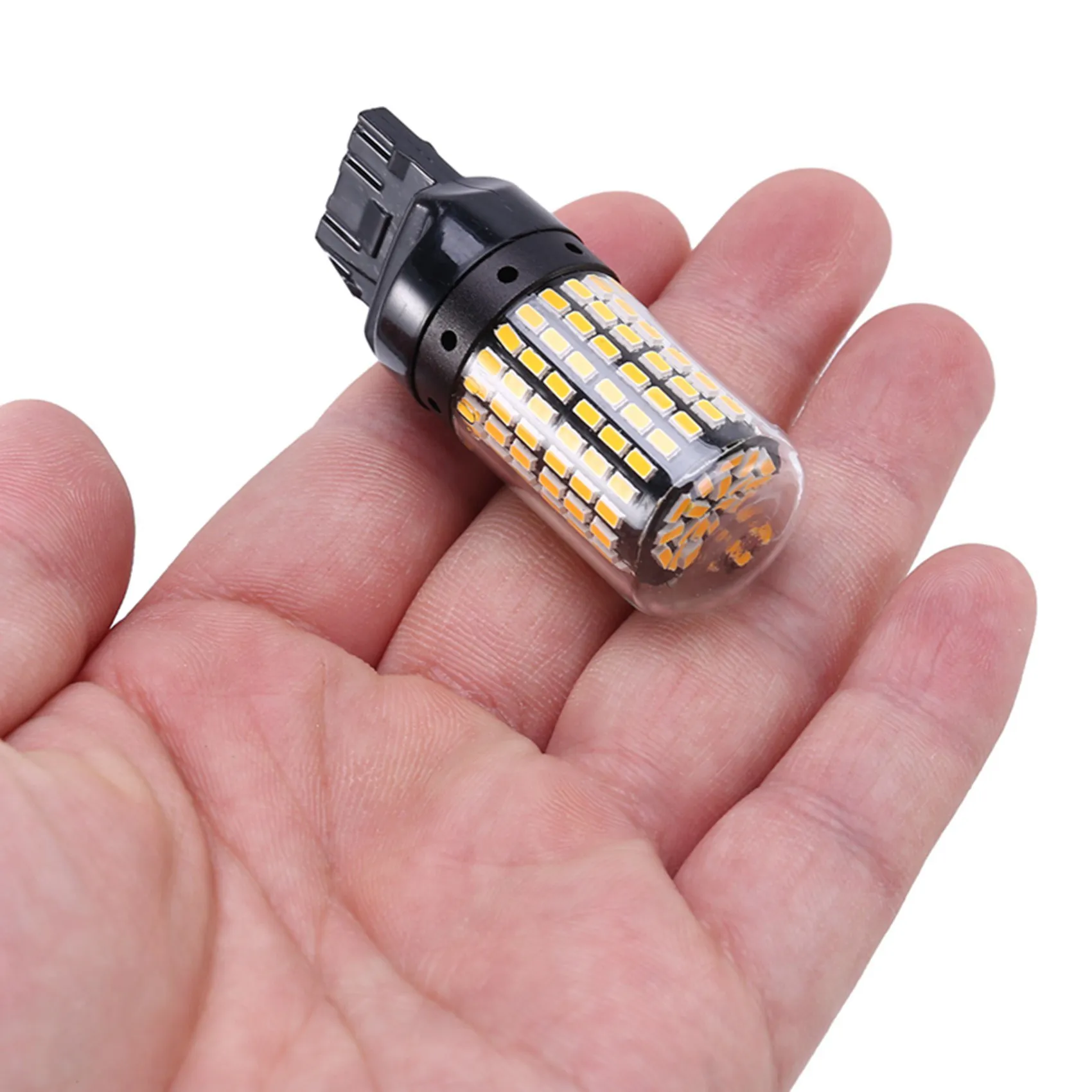 20Pcs Canbus T20 7440 W21W Wy21w 144-Smd Reverse Light Turn Signal Light Error Free No Hyper Flash T20 7440 Led Bulbs