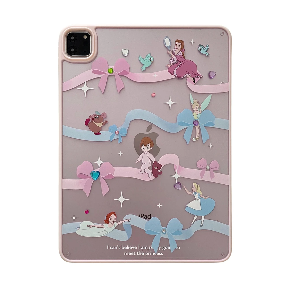 Case For Ipad M2 2024 Air 11inch Generation Air 5 4 3 8th 7th 10th 9th 10.9 10.2 Pro 11 Acrylic Cover Mermaid Alice Princess