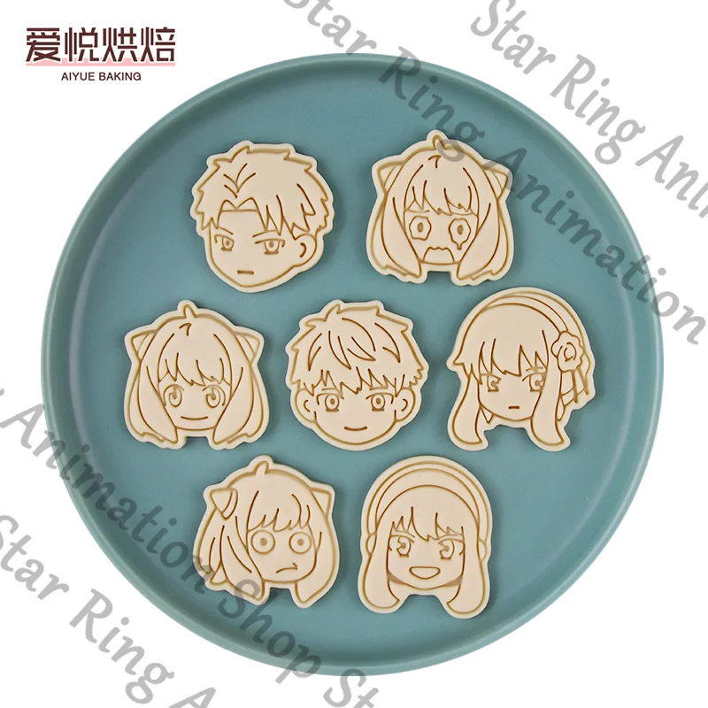 SPY×FAMILY Anya Forger Twilight Loid  Anime Series Cookie Stamp Molds Biscuit Mold Baking Prop Cospaly Gift Decorate