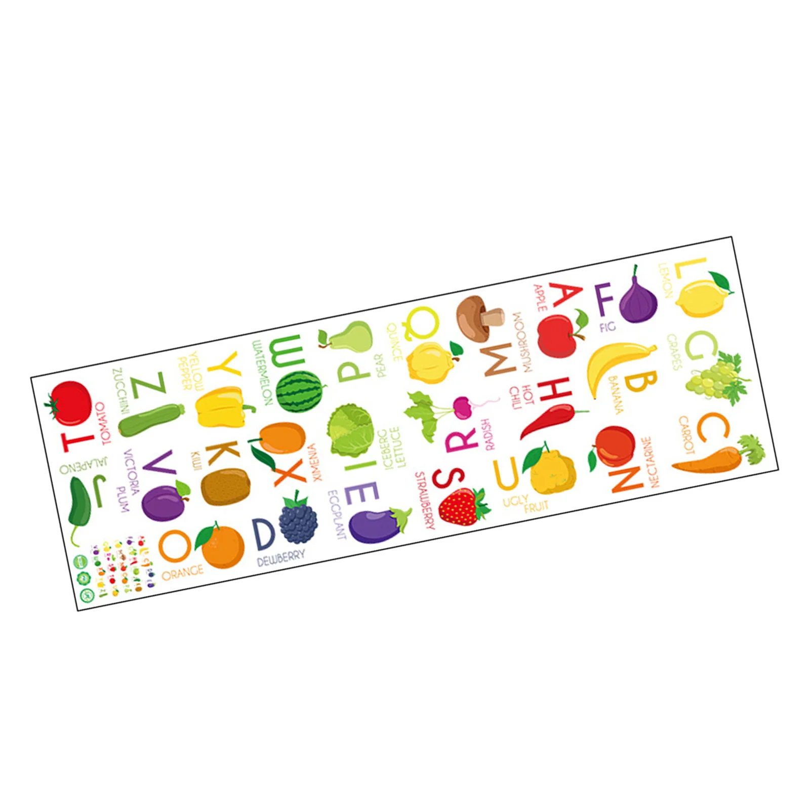 

Abc Stickers for Toddlers Self-Adhesive Alphabet Learning Chart Wall Decor for Preschool Rooms Early Education with Colorful