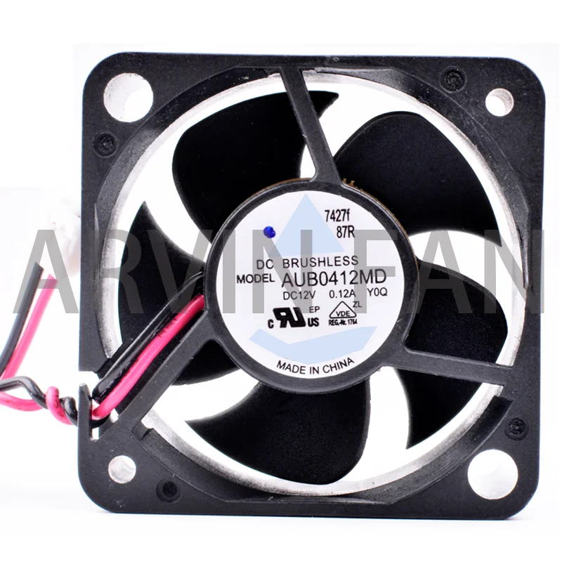 Ventilateur de refroidissement d'origine pour châssis d'ordinateur, puissance CPU, AUB0412MD, DC 12V, 0,12 A, 4cm, 40mm, 40x40x20mm, tout neuf