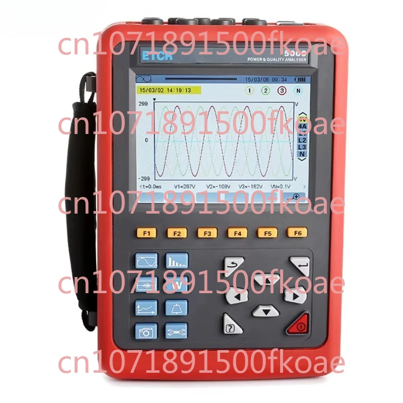 

ETCR5000 Трехфазный анализатор качества электроэнергии Анализатор гармоник Регистратор качества изоляции