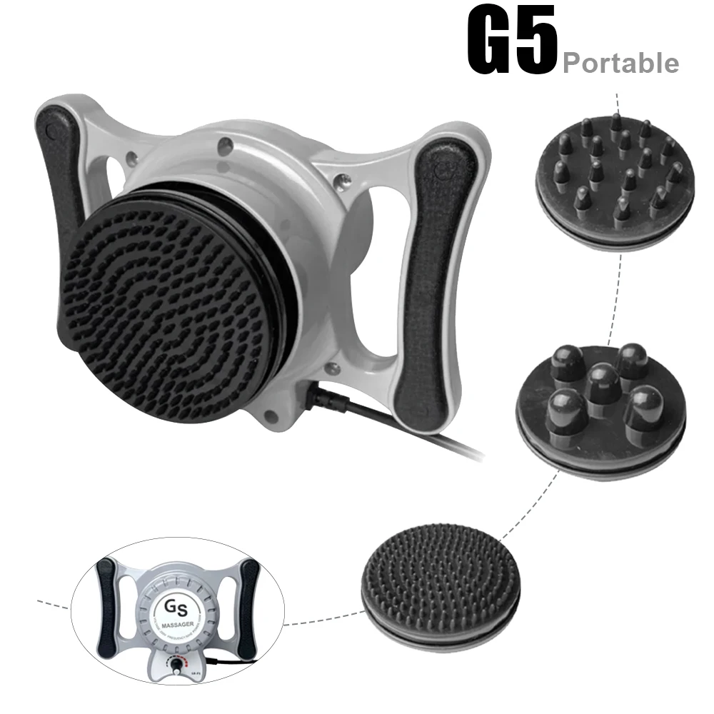 Portable Mini G5 Vibration Massage Machine Anti Cellulite High Frequency Muscle Relieve Device Body Shaping Fat Removal For Spa