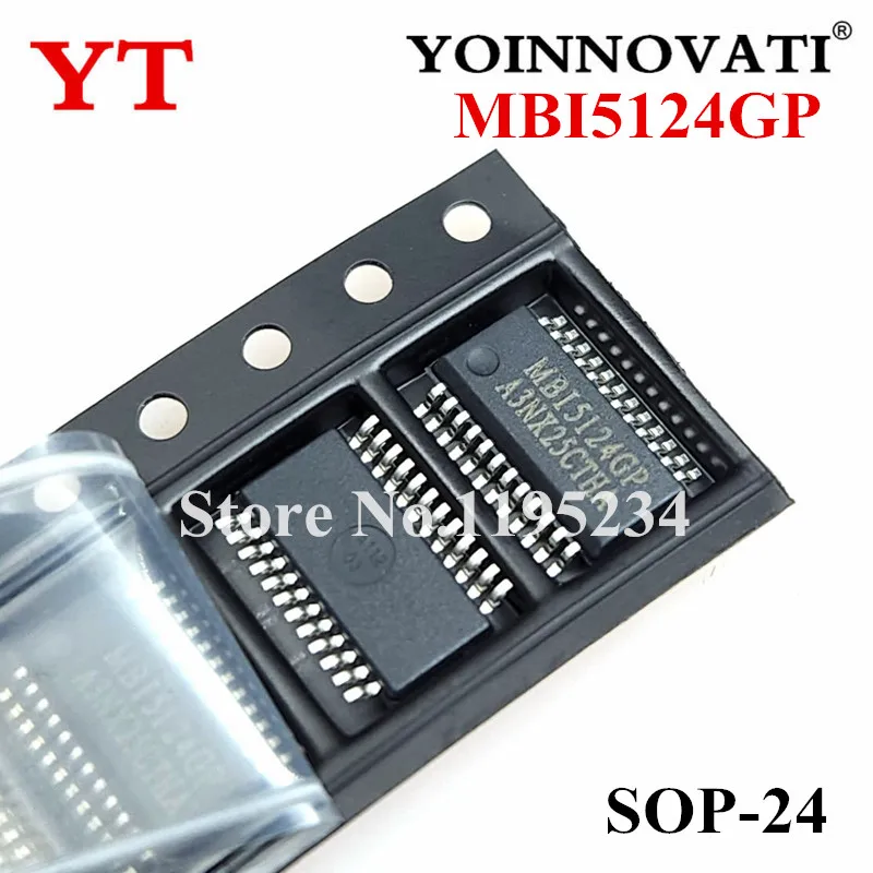 10pcs/lot MBI5124GP MBI5124 5124 SSOP24 IC Best quality