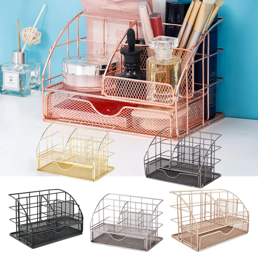 Easy-to-Assemble Storage Rack For Space Organizing Desktop Storage Box Organizer Storage Holder