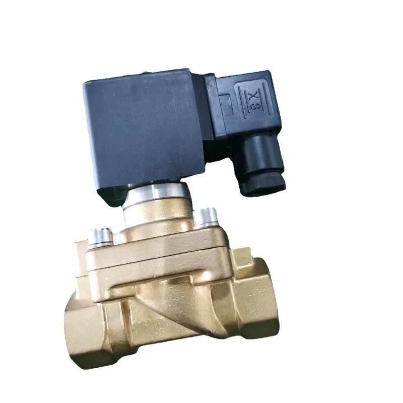 Stainless steel wire buckle solenoid valve 304 pipeline solenoid valve normally closed solenoid valve piston high temperature