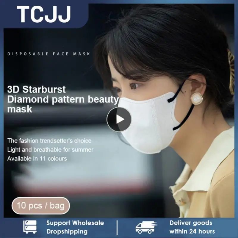 Maschera 3D Tridimensionale regolabile Maschera da indossare confortevole di alta qualità Maschera traspirante Equipaggiamento protettivo usa e getta