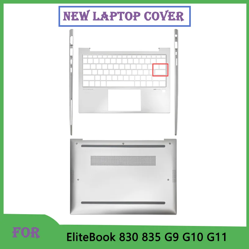 

Замените чехол для EliteBook 830 835 G9 G10 G11, новый ноутбук, упор для рук, верхняя нижняя часть корпуса, серебристый