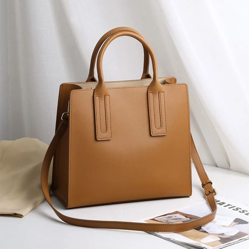 2023 New Trend Tote Bag Leather Women Bag Luxury Handbag Famous Brand Fashion Large Capacity One Shoulder Messenger Bag