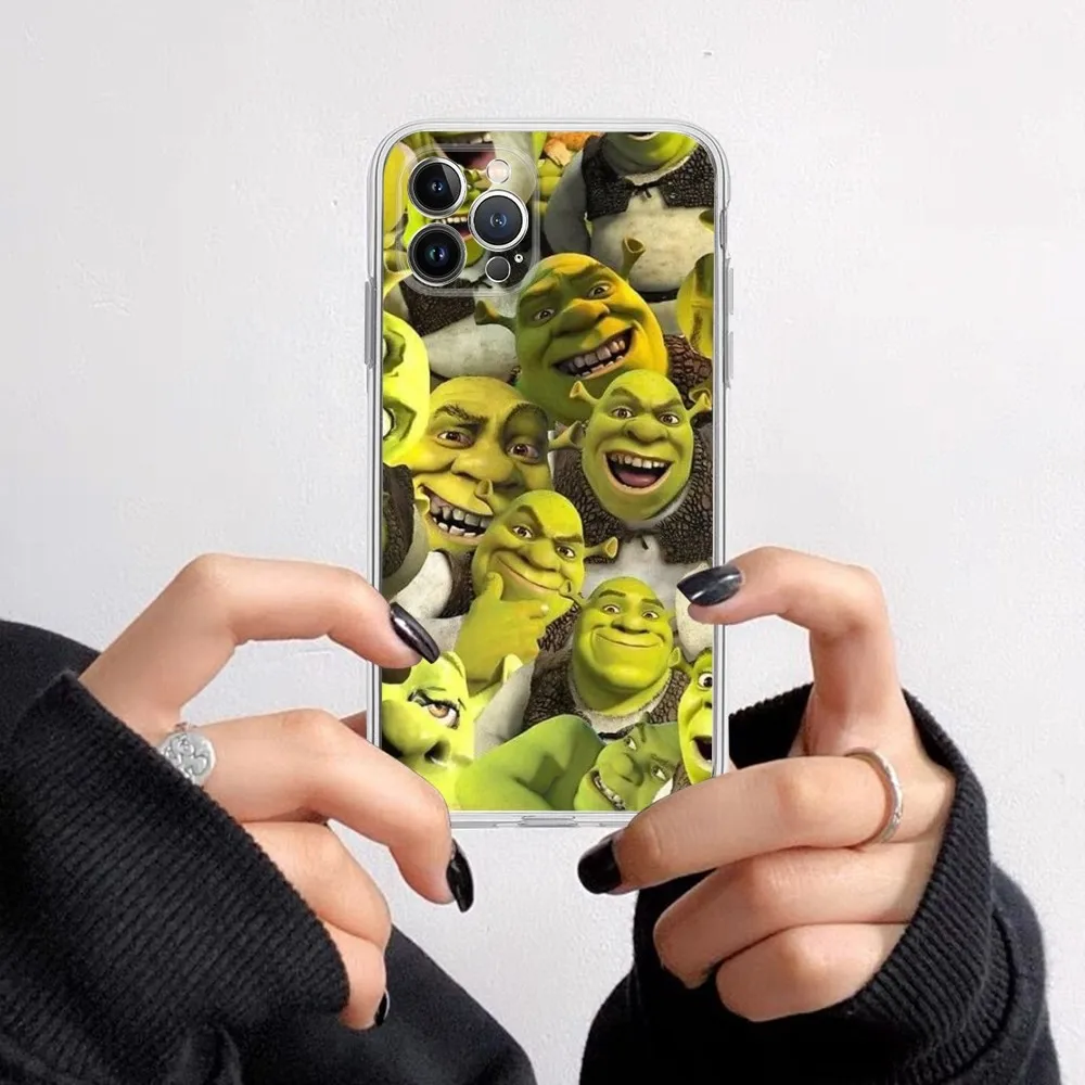 Cartoon Funny Movie S-ShrekS Phone Case for iPhone 15 8 7 6 6S Plus X SE 2020 XR XS 14 11 12 13 Mini Pro Max Mobile Case