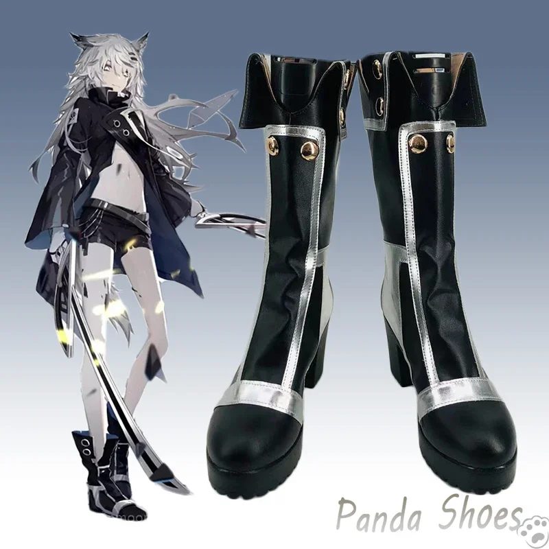 Game Arknights Lappland Cosplay Shoes Anime Cos Comic Cosplay Costume Prop Shoes for Con Halloween Party