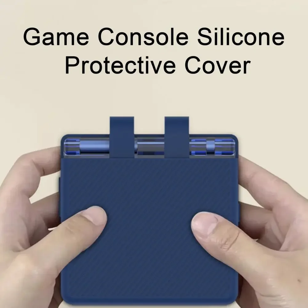 Coverage Case Durable Protective Cover For Anbernic Rg35xxsp Silicone Protective Cover CoverageHandheld Game Console Accessories