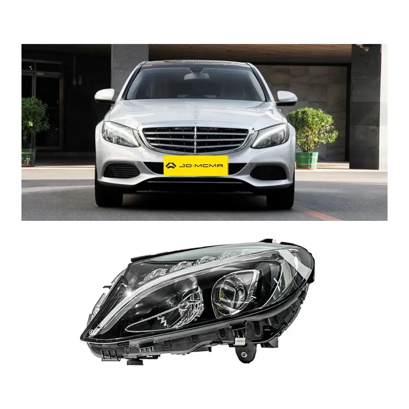 Car Styling Head Lamp for BENZ C Class 2013-2019 A2059067303 A2059067403 led headlights car light Headlight Semi-Assembly