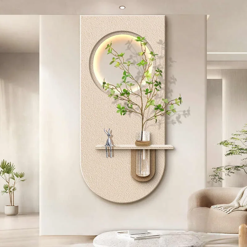 

Green Plant Wall Lamp - Entrance/Hallway/Living Room Mural Light Decor | Hanging Painting Ornaments Design Home Decor