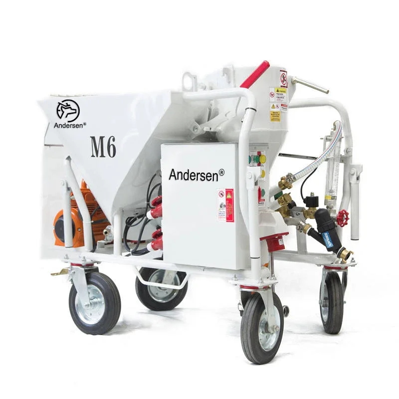 Reliable 380V Electric Gypsum Sprayer with Pump and Motor Engine Components New Used for Plaster Application for Cement Mortar