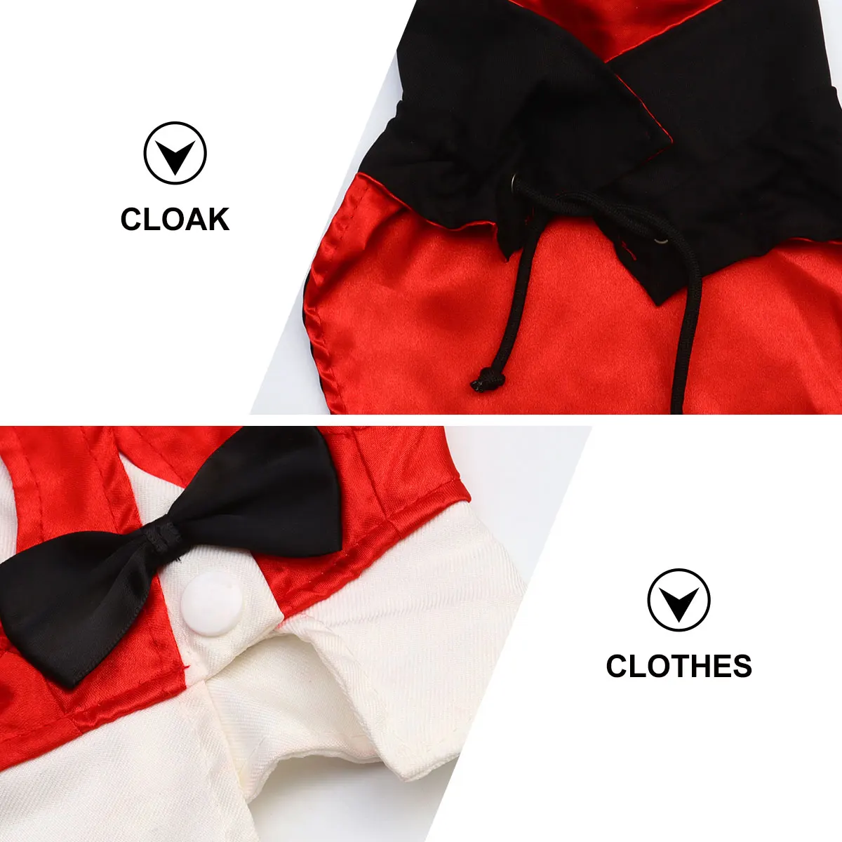 

Pet Vampire Costume Material Practical Use Halloween Special Occasions Dog Clothes Pet Supplies