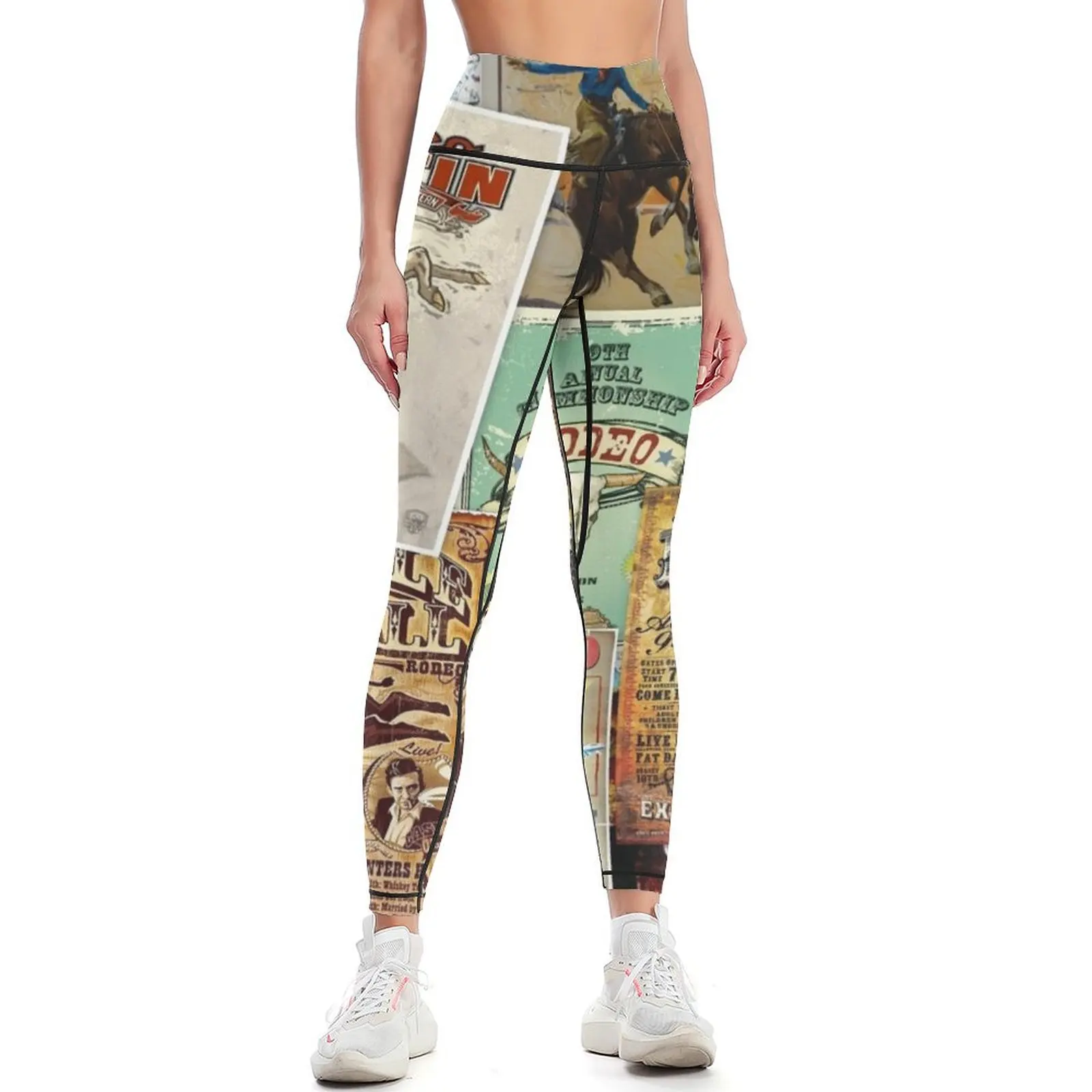 

RODEO USA Leggings Sportswear woman gym Women's tights Womens Leggings