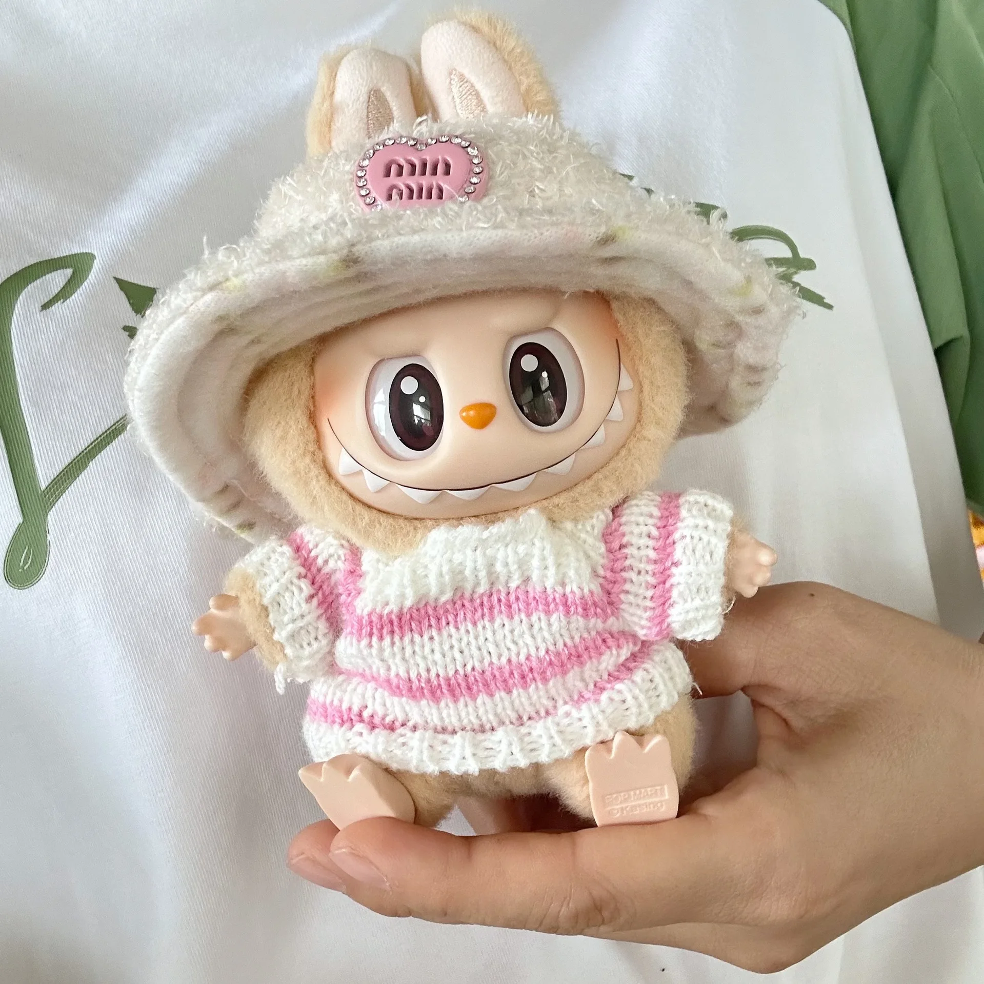 15cm Labubu Sitting Party Clothes Sitting Posture Cloth Doll Clothes Sun Wukong Minions Small Animals Vinyl Suit Doll Clothes