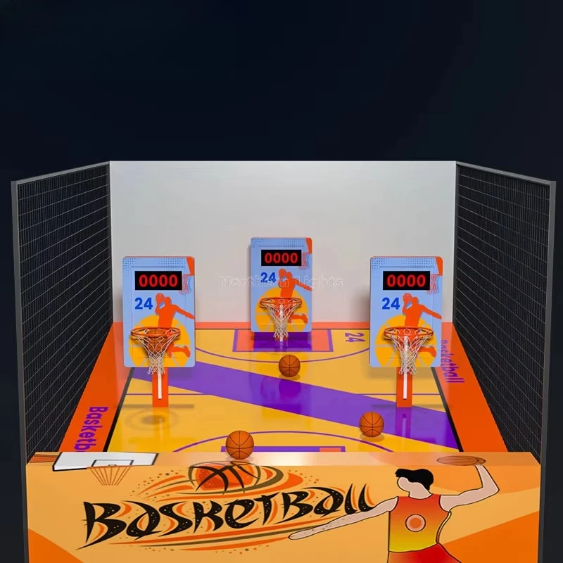 

Direct Factory Sale New Indoor Electronic Basketball Arcade Shooting Machine Street Basketball Game From Playground Center