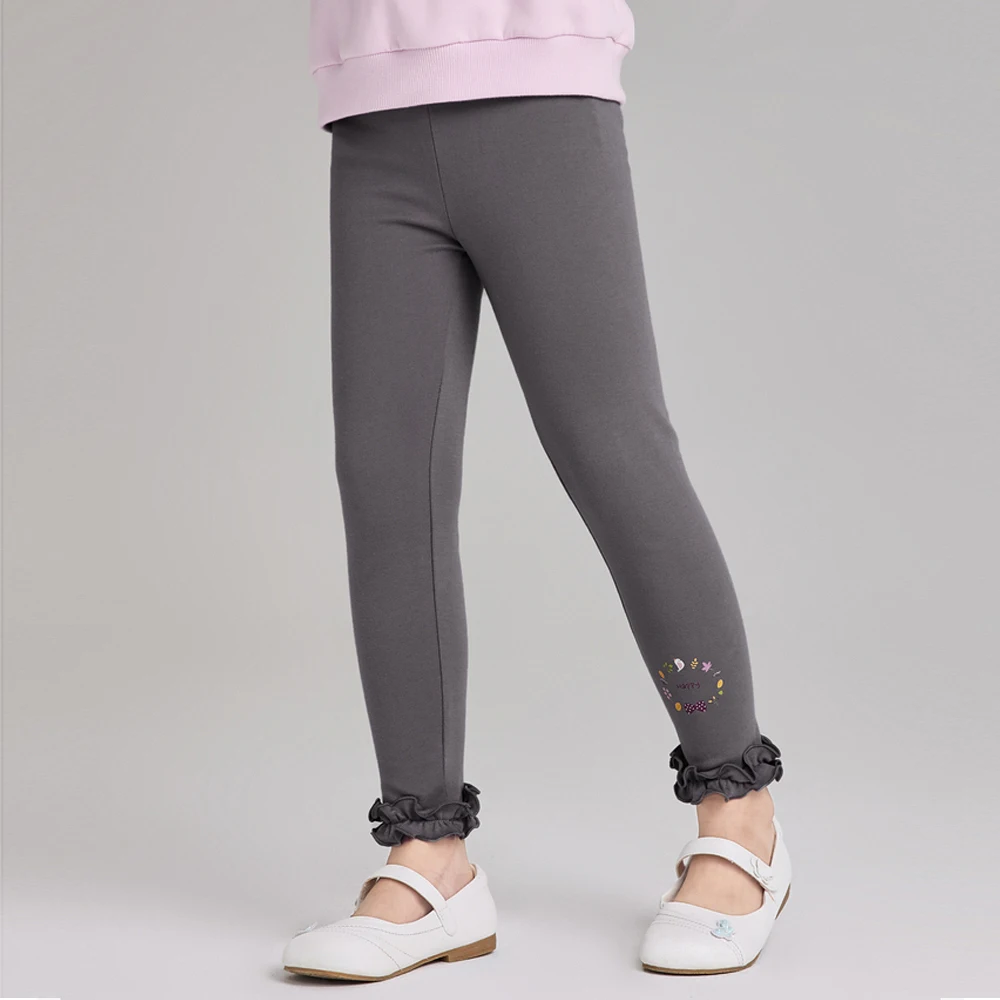 Dave Bella Leggings pour enfants pantalons automne printemps filles pantalons élastiques enfants 7-13 ans Leggings pantalons décontracté en plein air DK3252386