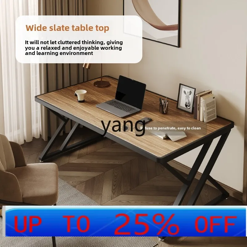 

LMM light luxury high-end rock slab desk household adult computer desk bedroom study table