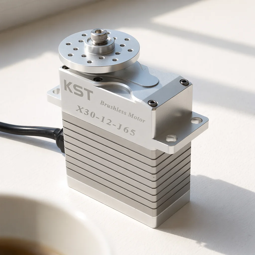 KST X30-12-165 165kgcm 0.18s 60 Degree 12V PWM RS485 CAN Quenched Steel Gear Brushless Servo for Industrial Automation