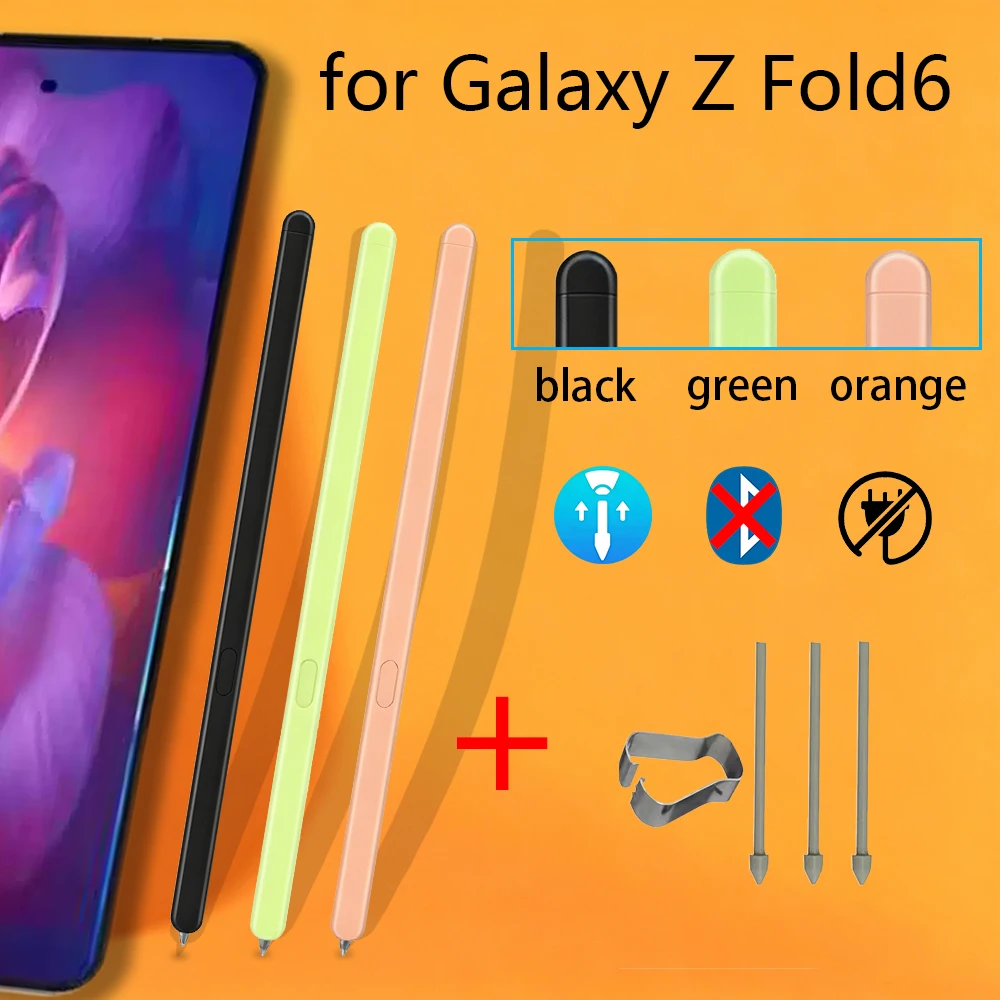 S Pen Fold Edition EJ-PF946 for Samsung Galaxy Z Fold 6 EMR Capacitive S Pen Replacement SM-F956N SM-F956B Gift 3 Nibs