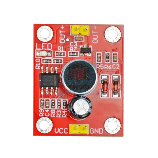 Modulo sensore audio Microfono Ritardo di controllo vocale Azionamento diretto Scheda driver motore LED Piccolo ventilatore elettrico fai-da-te