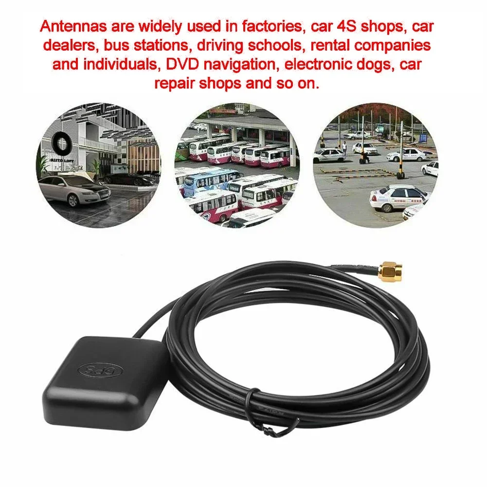 High performance GPS/GLONASS/BDS/GNSS Magnetic Mount Antenna with 3 Meters Cable SMA Connector Reliable Reception Guaranteed