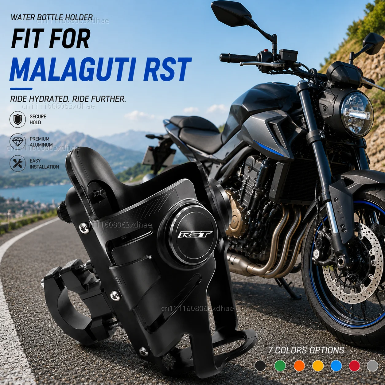 

Motorcycle Water Bottle Holder For Malaguti RST 2023-2024 Coffee Beverage Tea Cup Support Modification Accessories