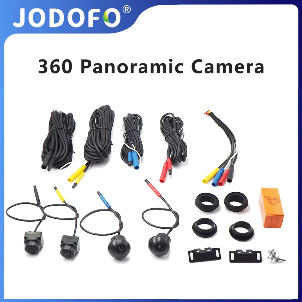 Jodofo Car 360° panoramic system camera for Android multimedia screen, Android multimedia system with 360APP function