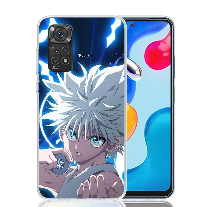 Hunter HXH Killua Phone Case For Xiaomi Redmi Note 13 12S 12 11S 11E 11 Pro Plus 11T 10S 10 9S 9 + 8T 8 7 Art Pattern Cover