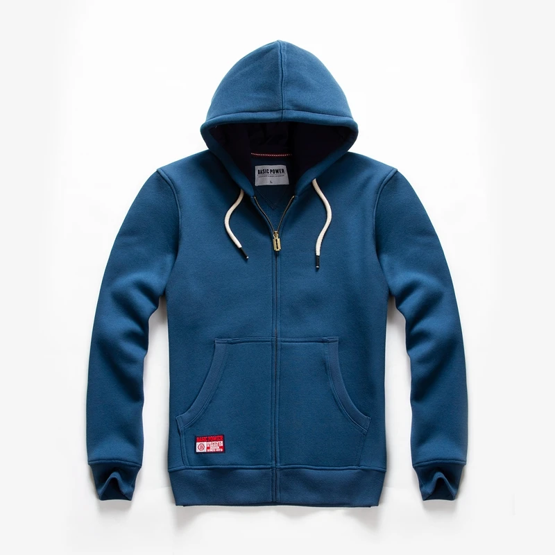 Hoodies for Men Winter Thicken Warm Zip Hoodie Sweatshirt Y2k Fashion Long Sleeve Men Coat Oversized Jacket Harajuku Teen Hooded
