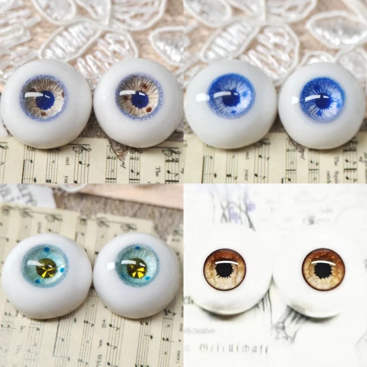 

BJD Eyes doll eyes 10mm-22mm doll cute plaster Eyes for toys 1/8 1/6 1/4 1/3 SD DD doll accessories 10mm-22mm doll eyes