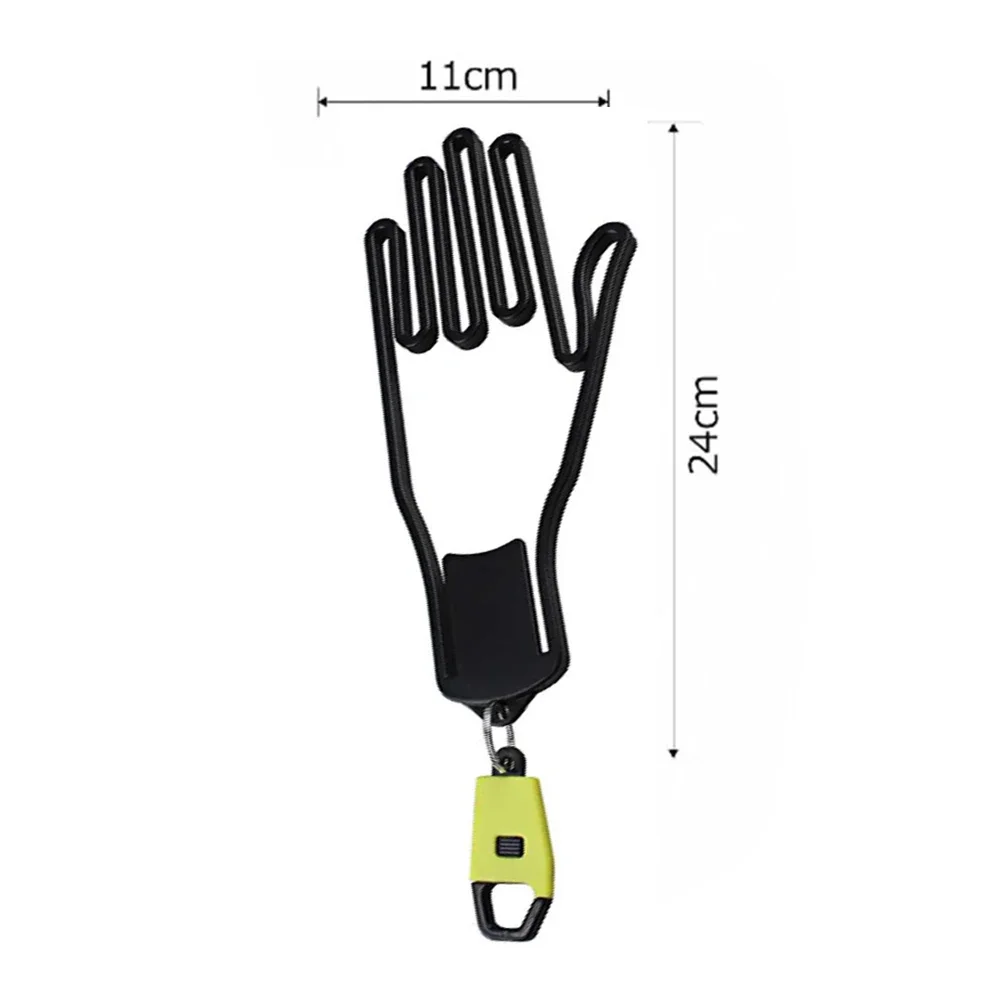 Plastic Gloves Hanger Portable Gloves Display Stand with Key Chain Glove Dry Racks Gloves Stretcher Stand Golf Accessories